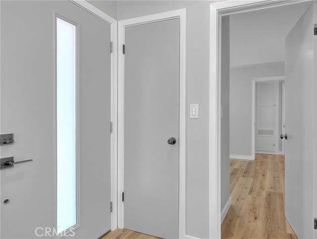 Foyer coat closet