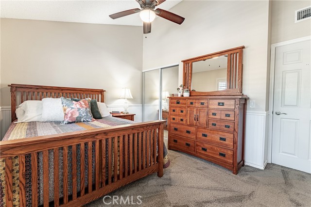 Front 5th bedroom with vaulted ceilings