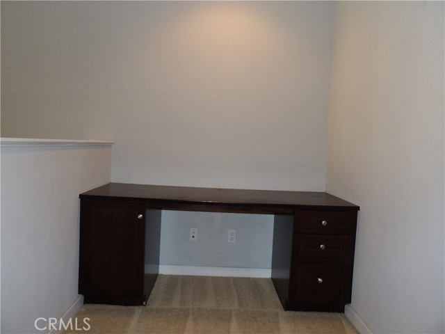 built in desk / office area