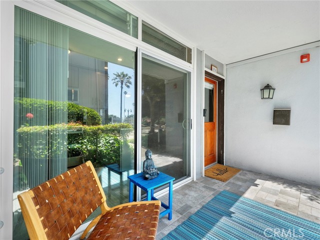 Greenery and Ocean View Patio