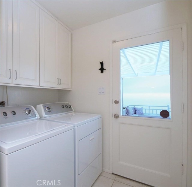 Separate Laundry Room off kitchen with Storage
