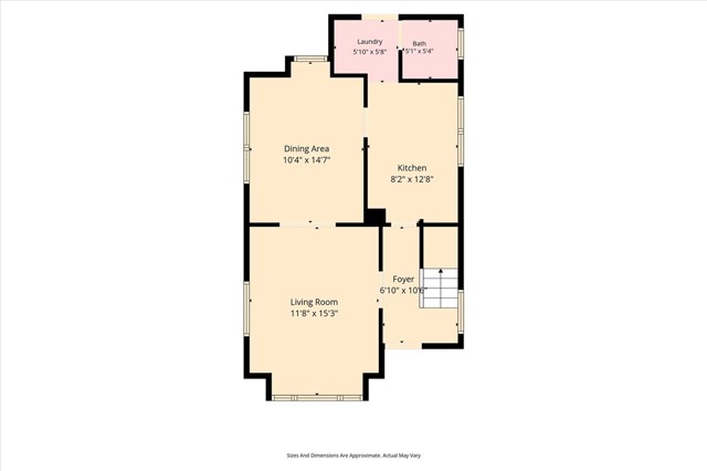 First floor floorplan.