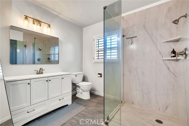 primary bath with shower