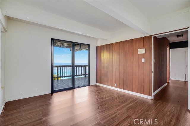 Lower Level Bedroom #4 with panoramic ocean view deck attached.