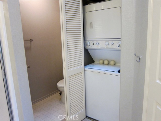 Oh yes, your private laundry area with NEW washer and dryer included! Walk in closet to the right.