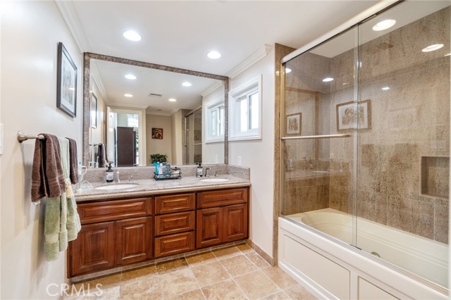 Large bathroom off family room