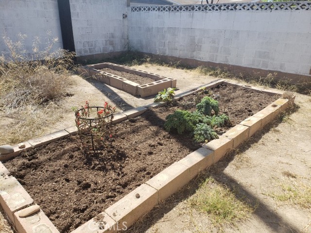 Backyard Garden Area