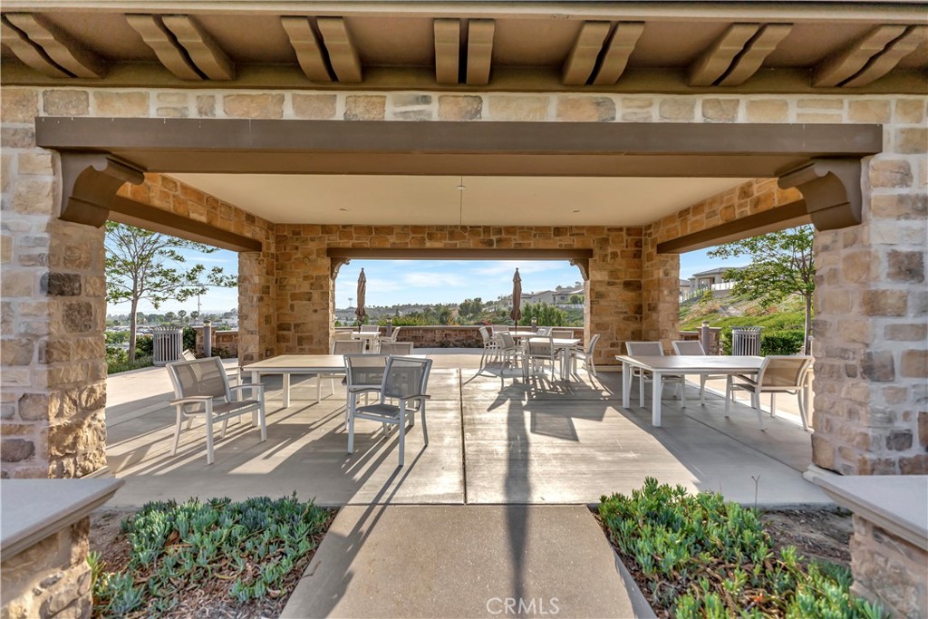 Enclave outside patio