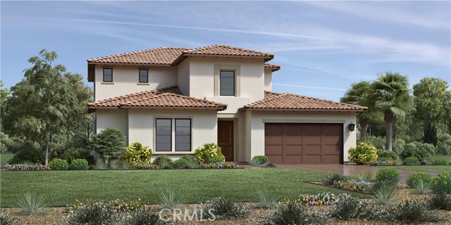 Stone Creek Ranch is a new development by Toll Brothers located in South La Quinta just 5 minutes to PGA West and The Quarry! This gated community boasts privacy, walking paths, trickling waterfalls and streams that spill into one of three ponds. Home Site 54 is situated on a large South-West facing view lot facing Coral Mountain with an included pool & spa. Homesite 54 has a large yard with an 8'x20' Stacking door system that opens up to the outdoor living space that is perfect for entertaining. The Tecoma Elite floorplan offers elegant design and an expansive great room with 12' ceilings.The stunning kitchen is complemented by a large center island with breakfast bar, plenty of counter and cabinet space, and sizable walk-in pantry and work space. The primary bedroom suite is complete with Stacking Doors that lead out to the backyard, an ample walk-in closet and palatial primary bath with dual vanities, large soaking tub, luxe shower, and private water closet. Secondary bedrooms feature walk-in closets and private baths. Additional highlights include an upstairs loft with a wet bar for entertaining as well as stacking glass doors that open to a covered observation deck, large office space downstairs, convenient powder room, everyday entry and centrally located laundry. This home has been pre-plotted with many upgrades including structural, electrical, solar panels & fireplaces. ********