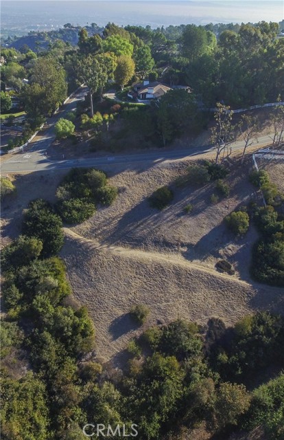 Aerial View of the acreage opposite the house on Portuguese Bend. Potential would need to be explored!