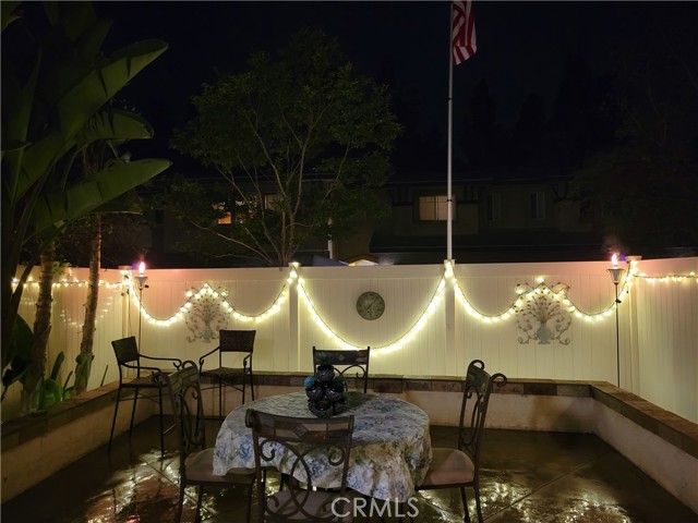 Backyard patio