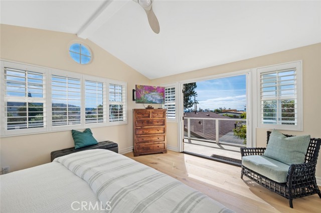 Large wrap around balcony off the main bedroom with coastal views.
