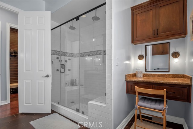 Primary bathroom suite with separate Dressing Table