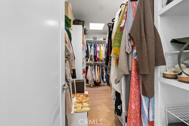 Walk-in closet off main bedroom