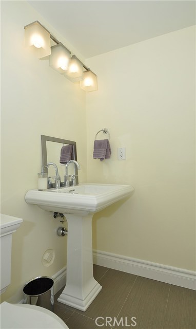 Downstairs powder room