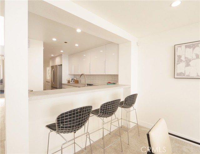 Kitchen Opens to Dining Area