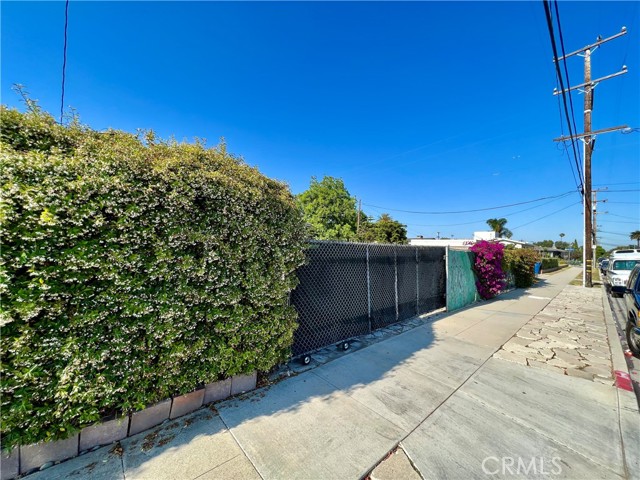 Side street entrance