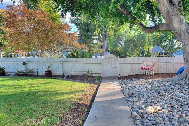 looking towards the street at front door