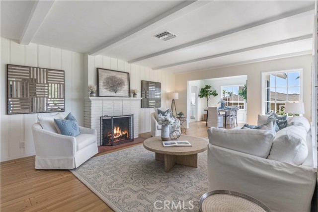 Living Room with Fireplace