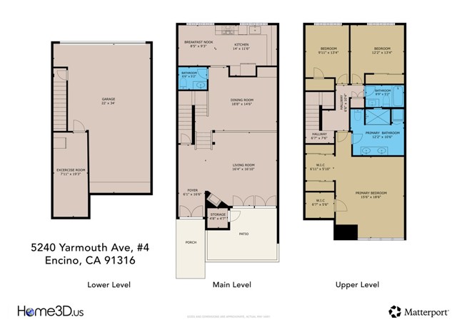 Detail Gallery Image 46 of 46 For 5240 Yarmouth #4,  Encino,  CA 91316 - 3 Beds | 3 Baths