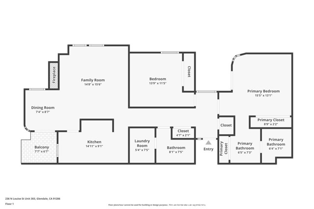 Detail Gallery Image 34 of 34 For 236 N Louise St #303,  Glendale,  CA 91206 - 2 Beds | 2 Baths