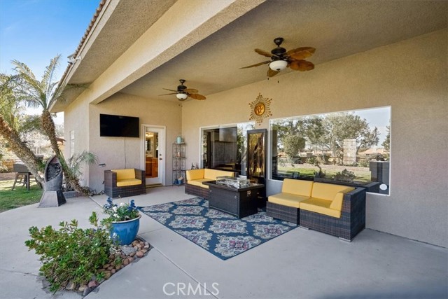 Covered Patio Featuring Double Fairway View And Built In Patio Cook Island.