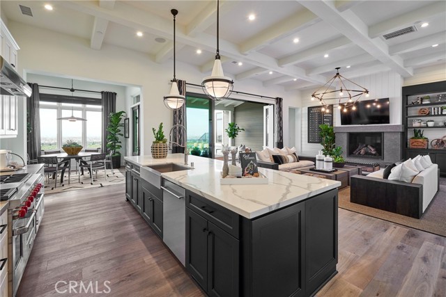 Kitchen and Great Room.