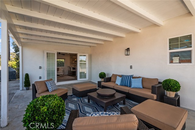 Entertainer's dream back patio with indoor/outdoor access.