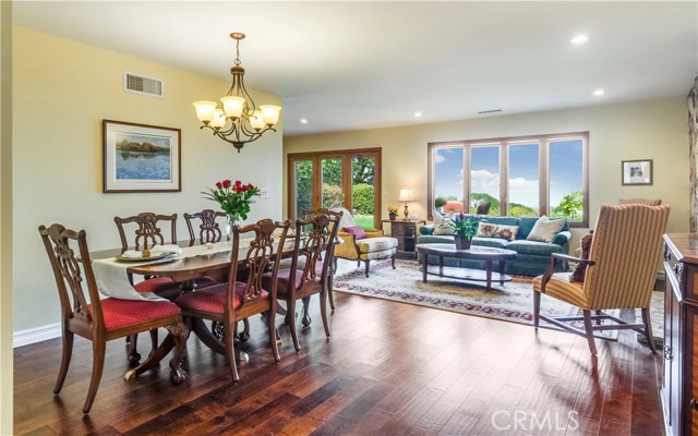 Dining area with view