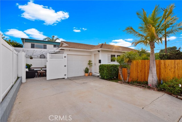 driveway parking for 2 cars with EV charger