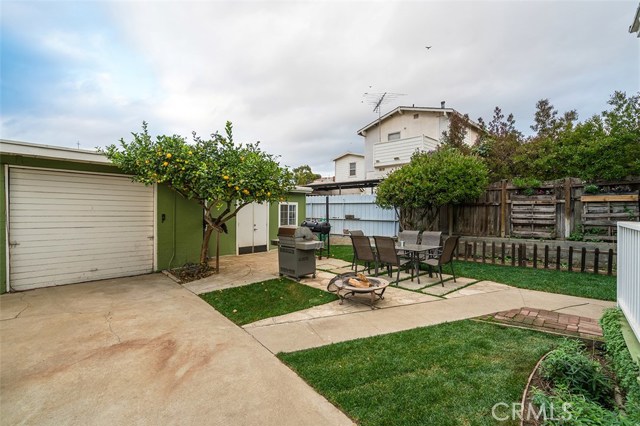 Great backyard with plenty of room for the BBQ and a workshop that could be made into an exterior hide-a-way.