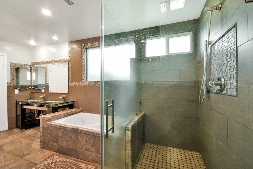 Master Bath room with Sunken tub