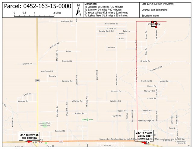 Detail Gallery Image 4 of 9 For 0 North Side, Lucerne Valley,  CA 92356 - – Beds | – Baths