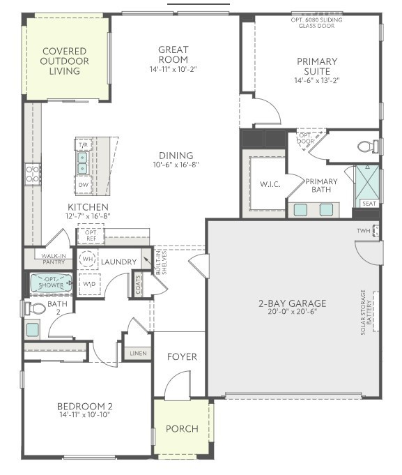 Detail Gallery Image 3 of 13 For 1578 Winding Sun Dr, Beaumont,  CA 92223 - 2 Beds | 2 Baths