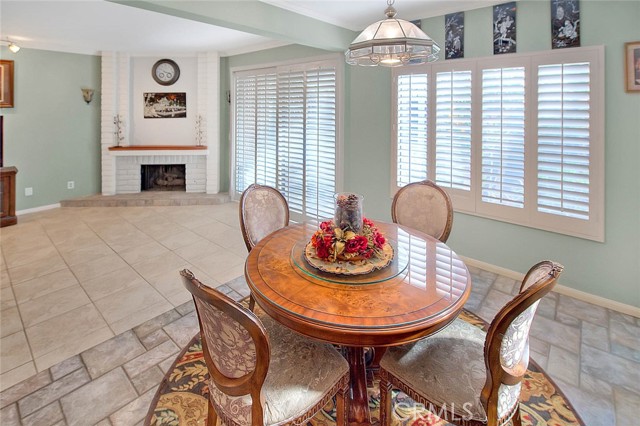 View Of Dining Room & Living Room