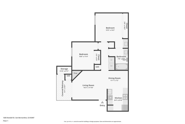 Detail Gallery Image 48 of 48 For 1265 Kendall #221,  San Bernardino,  CA 92407 - 2 Beds | 1 Baths