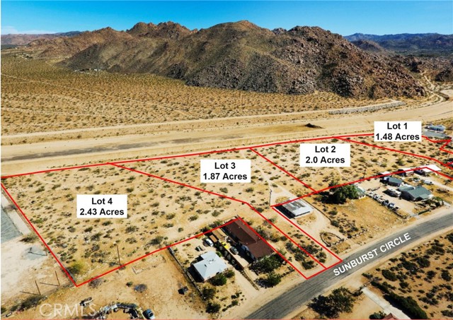 61975 Sunburst Circle, Joshua Tree, California 92252, ,Land,For Sale,61975 Sunburst Circle,CRJT23193357