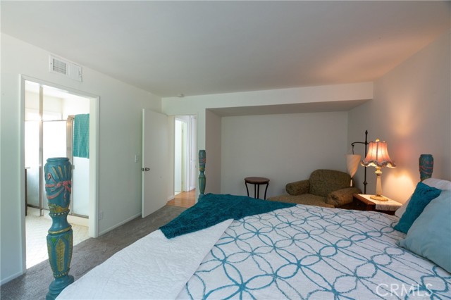Primary suite which is very spacious, with a bump out sitting area. This photo does not do it justice.