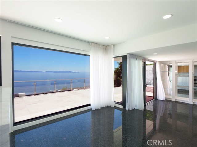 Spacious Family Room Looking Out to View