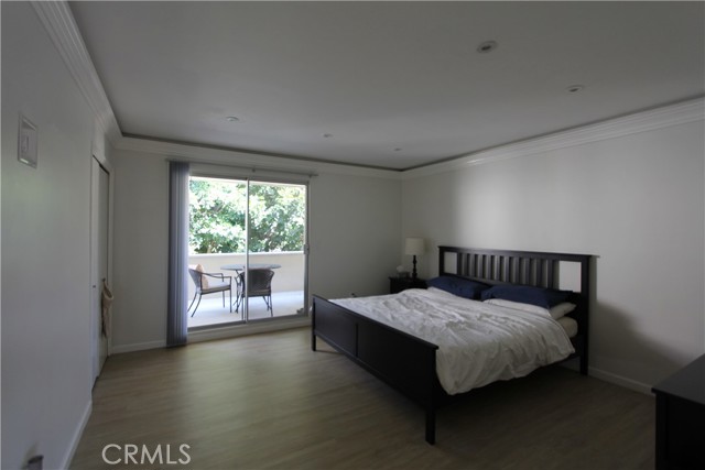 Unit C - Bedroom #1 with patio deck