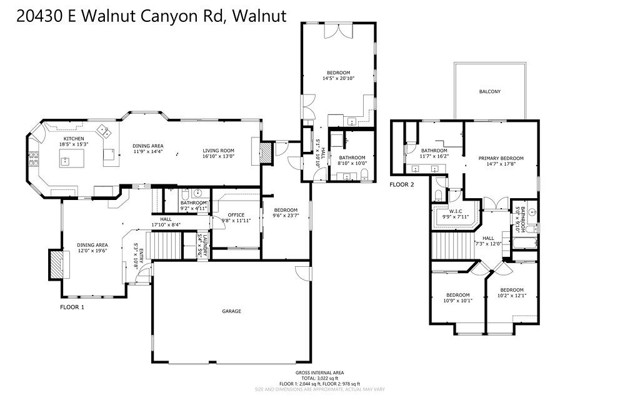 20430 Walnut Canyon Road, Walnut, California 91789, 5 Bedrooms Bedrooms, ,2 BathroomsBathrooms,Single Family Residence,For Sale,Walnut Canyon,TR24146763