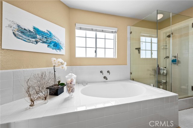 Soaking tub and shower