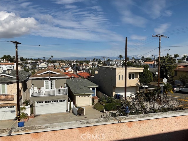 North-facing view from balcony