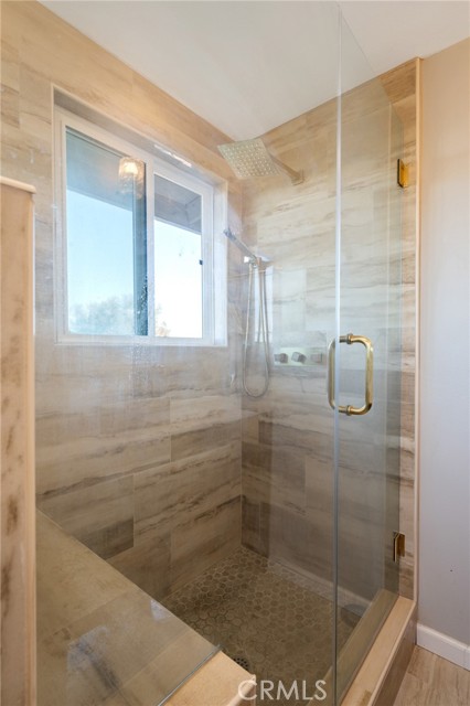 Beautifully updated shower