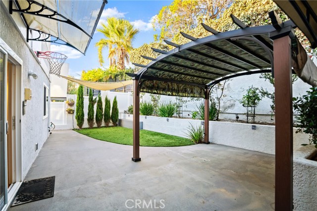 Back yard off family room