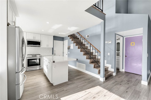 Staircase, Kitchen Area