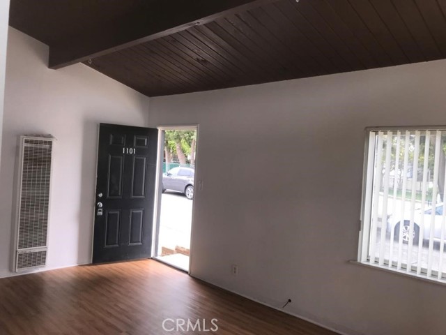 Living room looking toward entry.