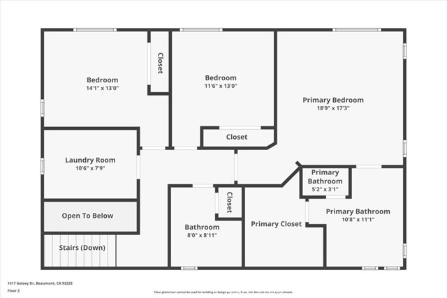 Detail Gallery Image 42 of 44 For 1417 Galaxy Dr, Beaumont,  CA 92223 - 4 Beds | 3 Baths