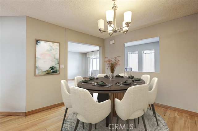 Virtual Staging Dining Room