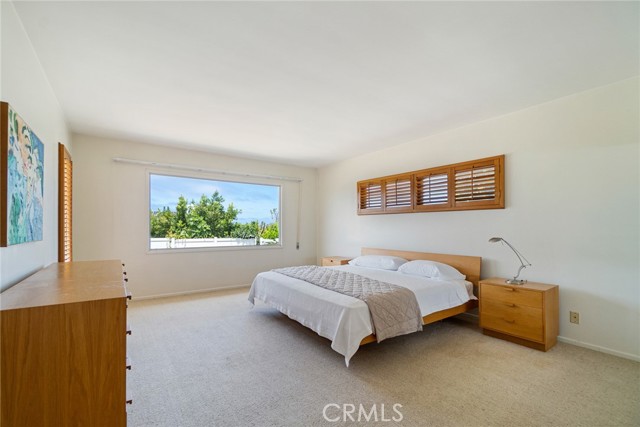 Master bedroom with ocean views